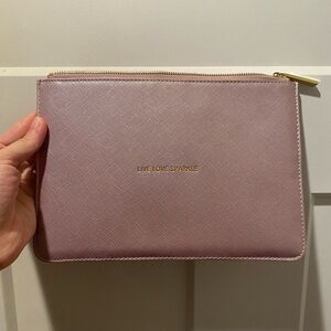 Kate London Champaign Pink Clutch Live Love Sparkle
